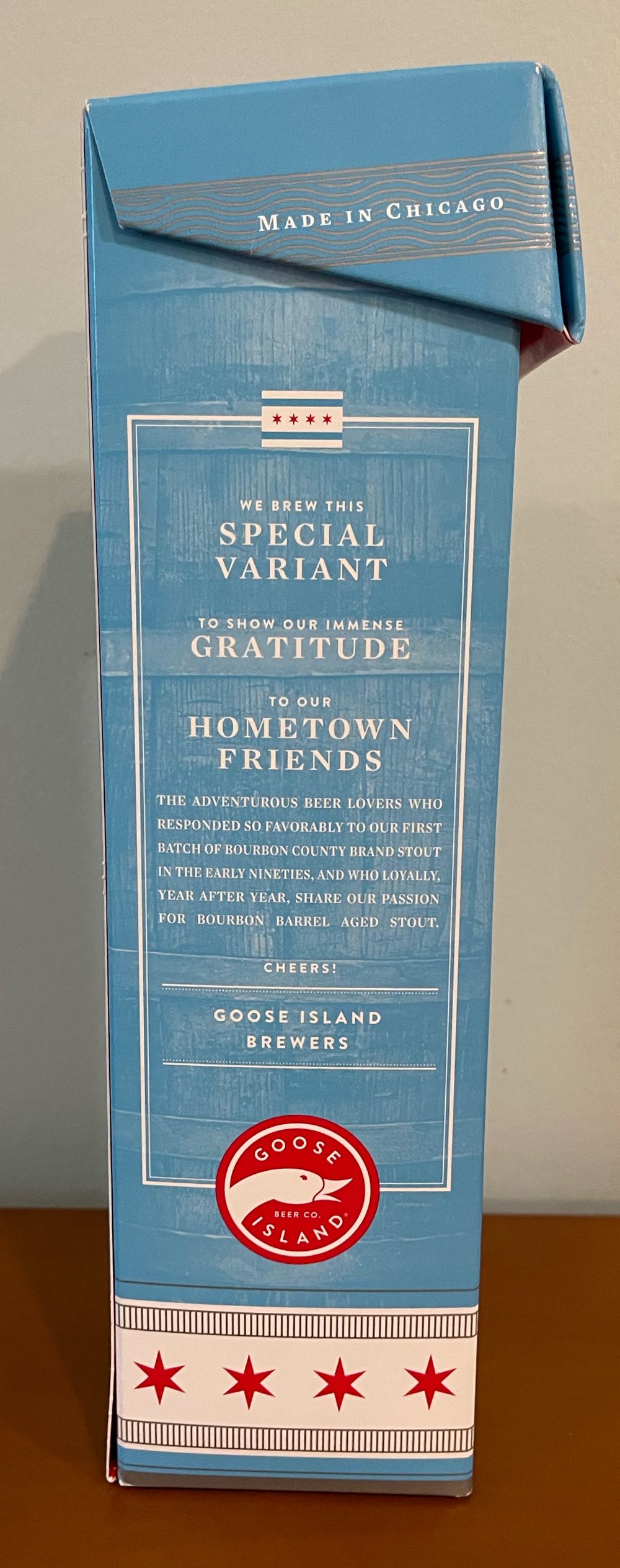 BCBS (2021) Proprietor’s Stout - GOOSE ISLAND BEER COMPANY® (16.9 FL OZ) alcohol collectible [Barcode 736920212000] - Main Image 4