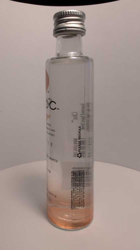 Ciroc Mango - Ciroc Distilling Company (50 mL) alcohol collectible [Barcode 082000005360] - Main Image 4