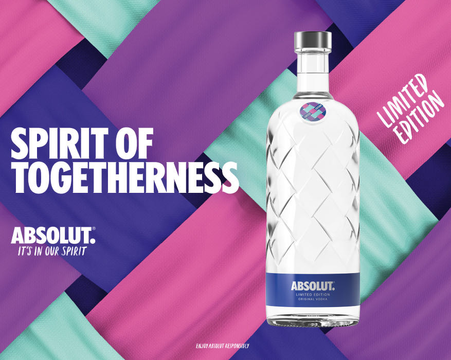 Absolut - Limited Édition - Absolut Spirit Of Togetherness - Absolut Spirits Co. (0,7 L) alcohol collectible [Barcode 7312040552962] - Main Image 3