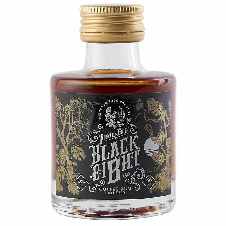 Pirates Grog Black Eight Coffee Rum  (50 mL) alcohol collectible [Barcode 176000000415] - Main Image 1
