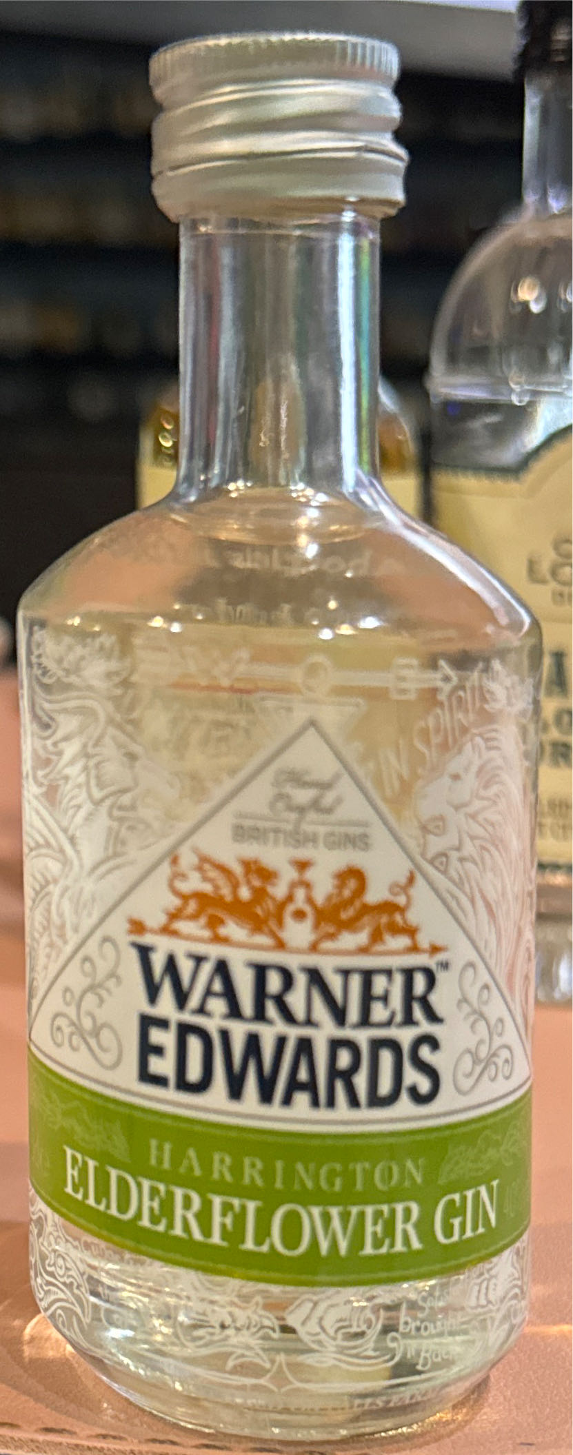 Warners Elderflower Gin  (50 mL) alcohol collectible [Barcode 5060327910807] - Main Image 2