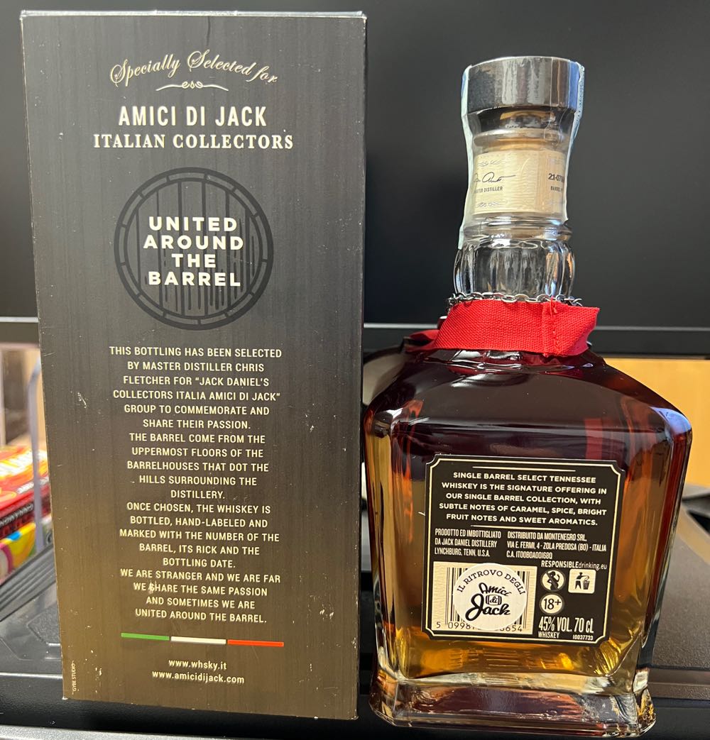 United Around The World Italy - Jack Daniel’s Distillery, Lynchburg, TN (700 mL) alcohol collectible - Main Image 3