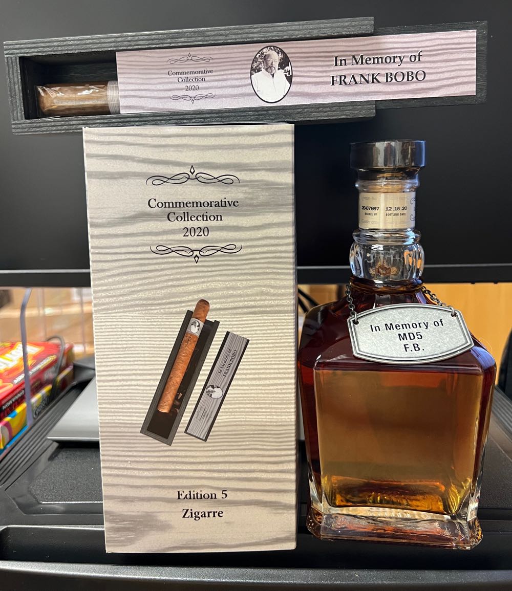 In Memory Of Frank Bobo UK - Jack Daniel’s Distillery, Lynchburg, TN (700 mL) alcohol collectible - Main Image 2