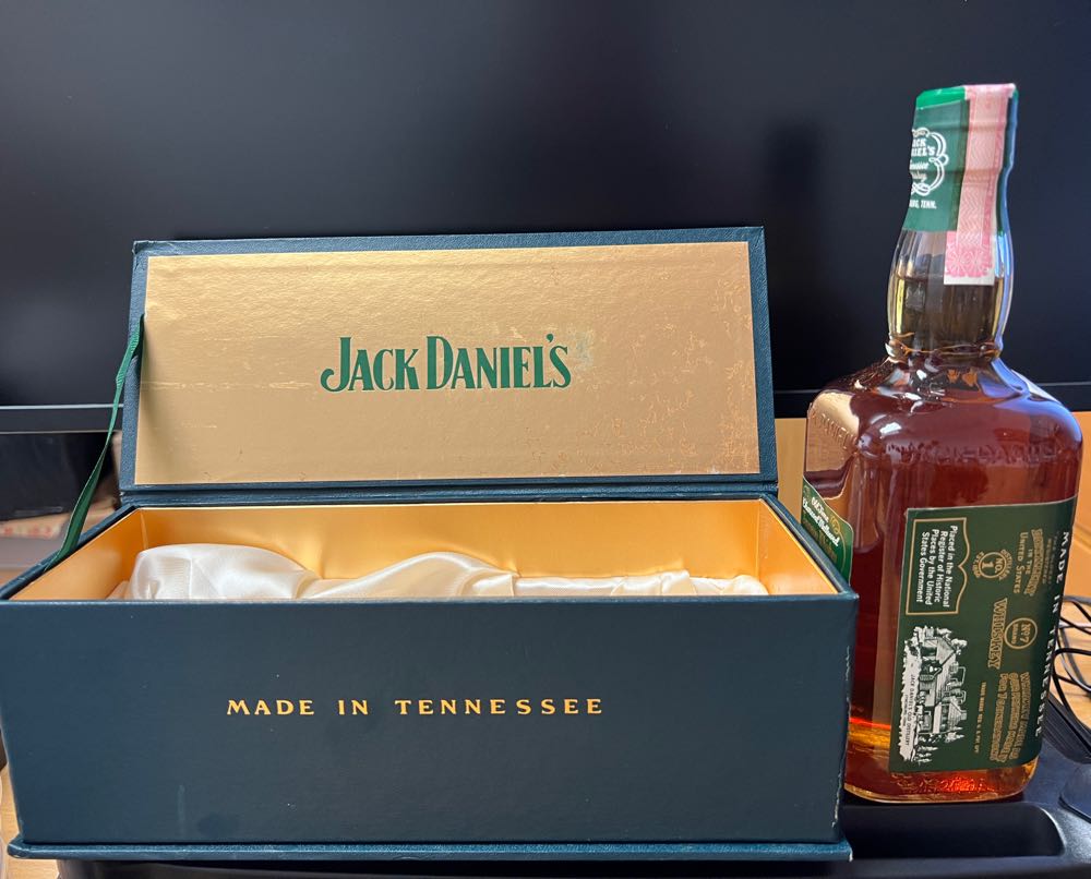 Green Coffin 1982 Asia - Jack Daniel’s Distillery, Lynchburg, TN (750 mL) alcohol collectible - Main Image 3