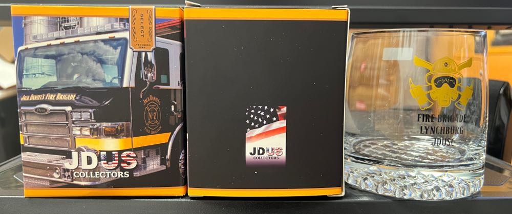 US Collectors Fire Brigade Lunchburg Glass 2022 - Jack Daniel’s Distillery, Lynchburg, TN alcohol collectible - Main Image 3