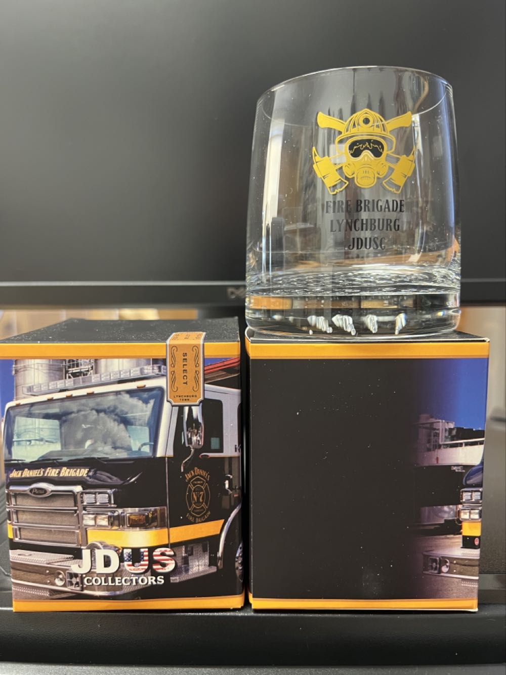 US Collectors Fire Brigade Lunchburg Glass 2022 - Jack Daniel’s Distillery, Lynchburg, TN alcohol collectible - Main Image 4