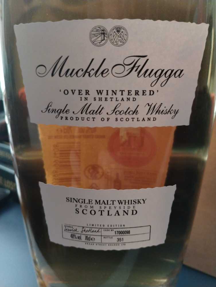 Mickle Flugga Over Wintered - Muckle Flugga (700 mL) alcohol collectible [Barcode 5060398991408] - Main Image 2
