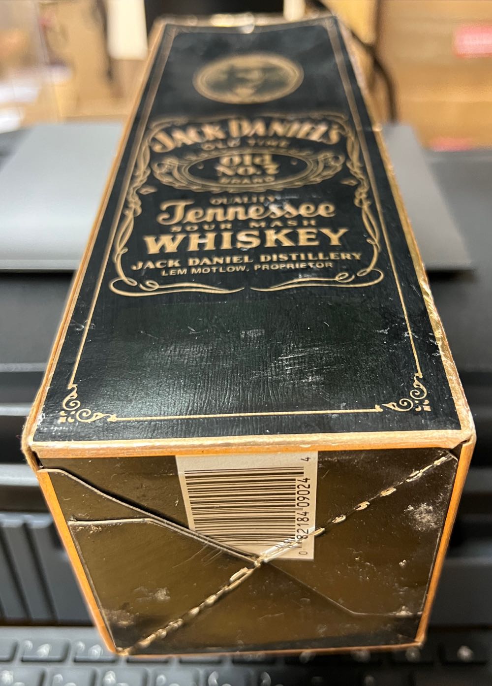 Box Black Label Empty  alcohol collectible - Main Image 3