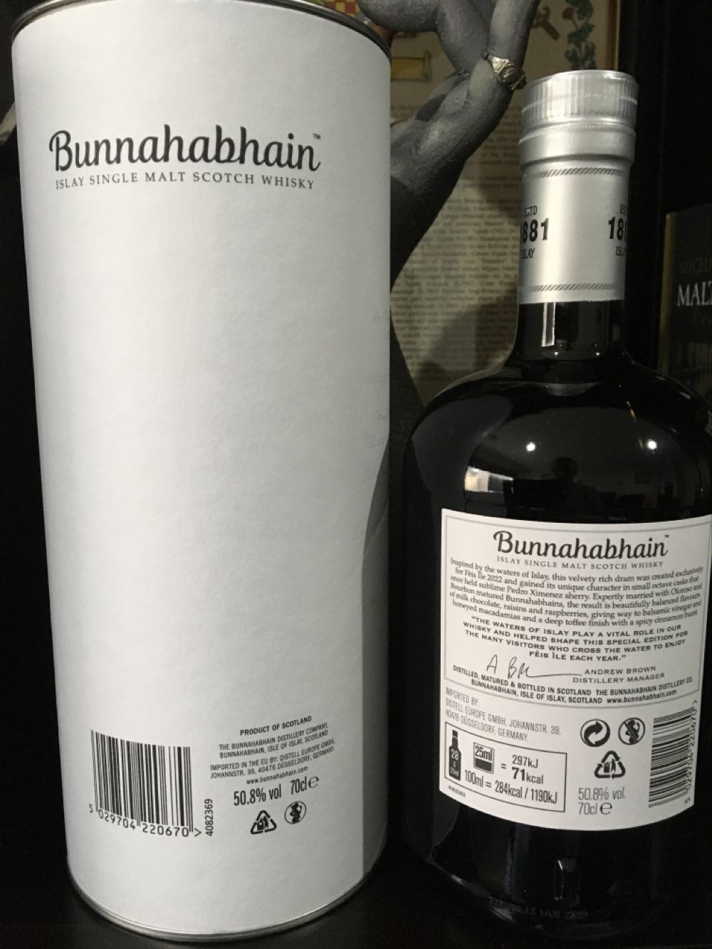 Bunnahabhain Abhain Araig - Bunnahabhain Distillery (700 mL) alcohol collectible [Barcode 5029704220670] - Main Image 3