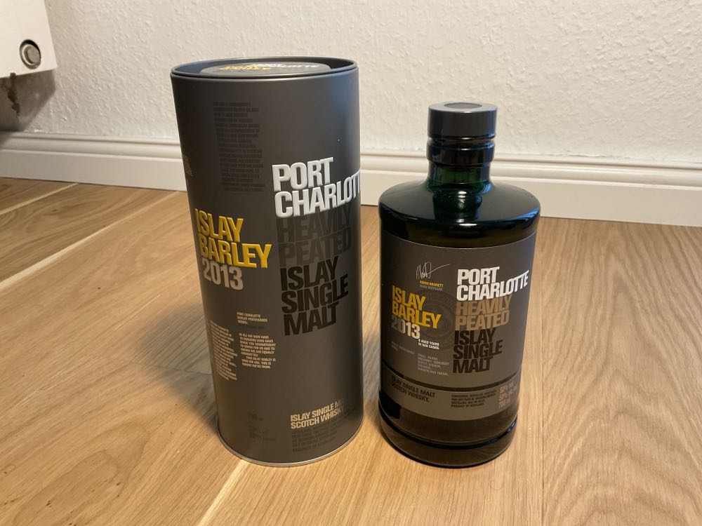 Port Charlotte Islay Barley 2013 - Bruichladdich Distillery (700 mL) alcohol collectible [Barcode 5055807415040] - Main Image 2