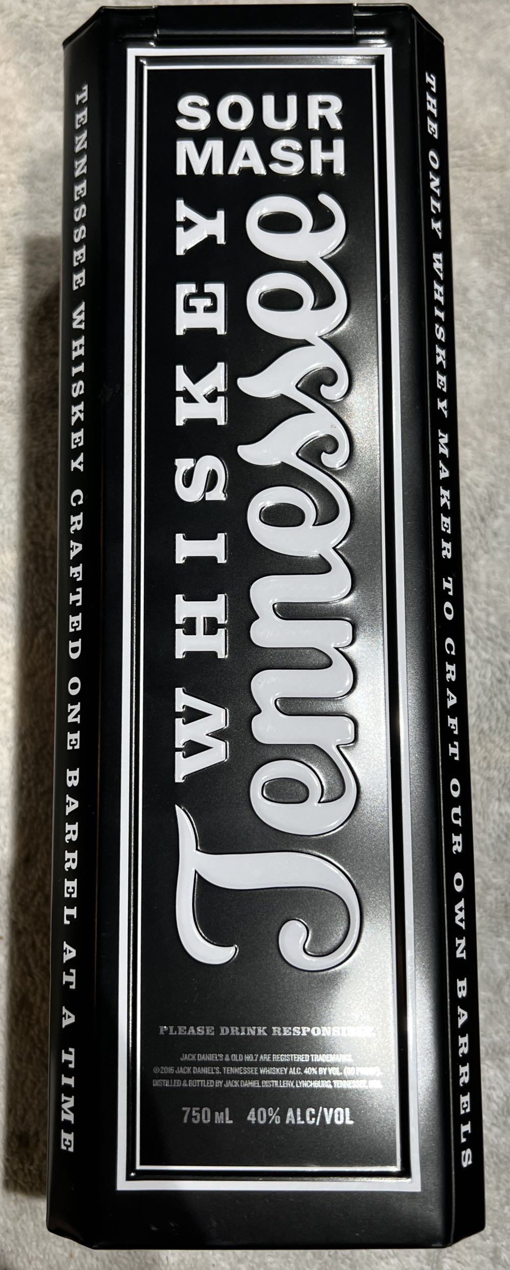 0 Tin Single Empty - 5 - Jack Daniel’s Distillery, Lynchburg, TN alcohol collectible - Main Image 3