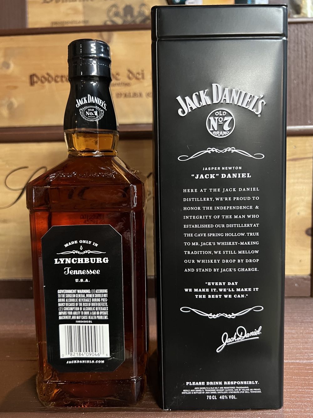 0 Tin Single Full Bottle - 1 - Jack Daniel’s Distillery, Lynchburg, TN alcohol collectible - Main Image 3