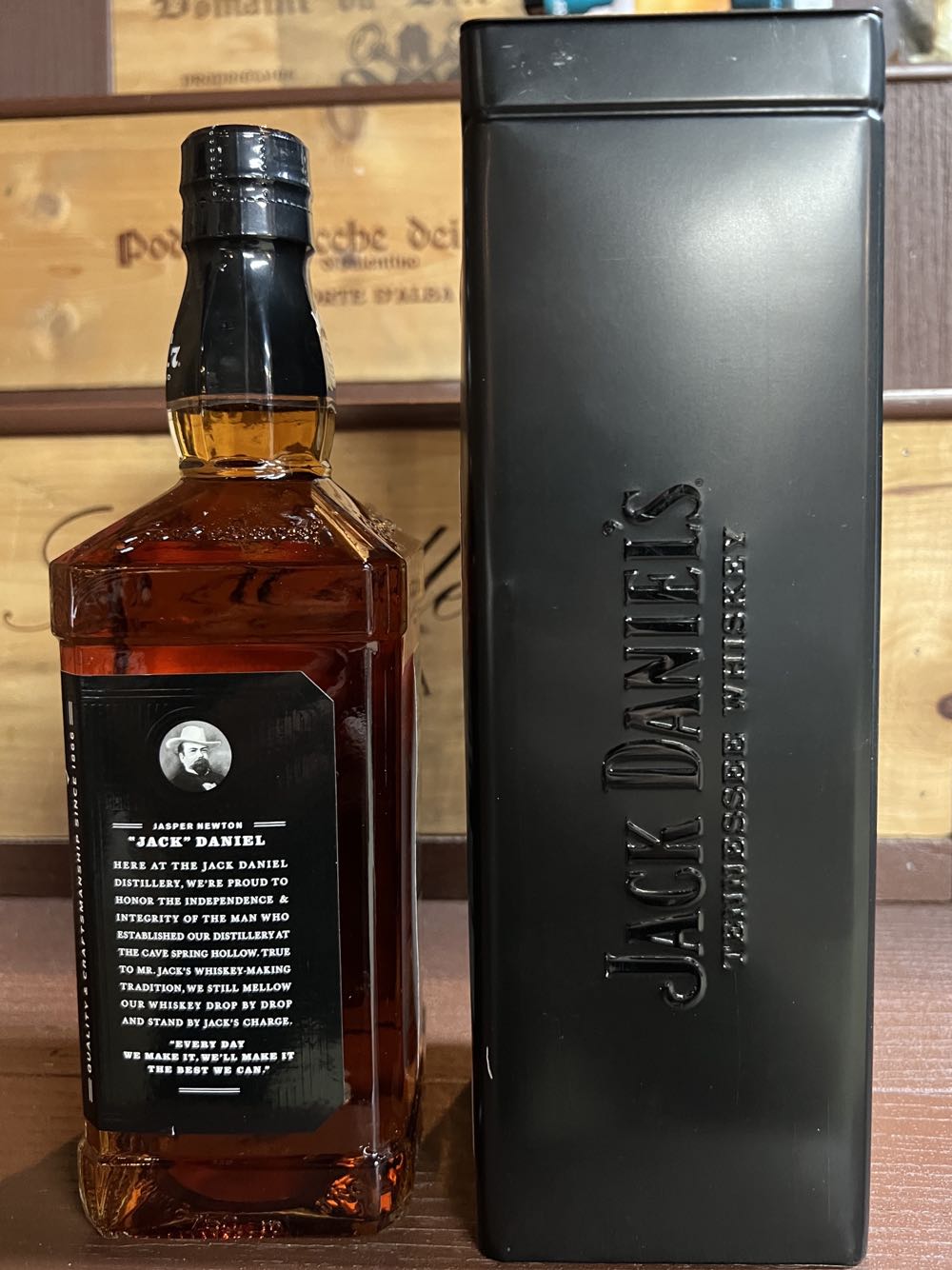 0 Tin Single Full Bottle - 1 - Jack Daniel’s Distillery, Lynchburg, TN alcohol collectible - Main Image 4