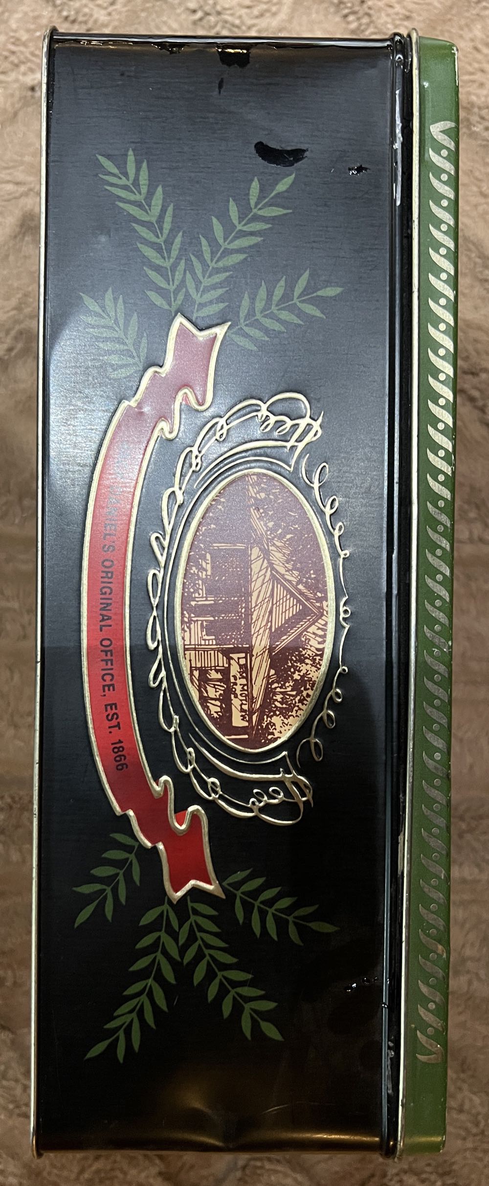 Tin Double - 1 Two Empty Bottles  alcohol collectible - Main Image 3