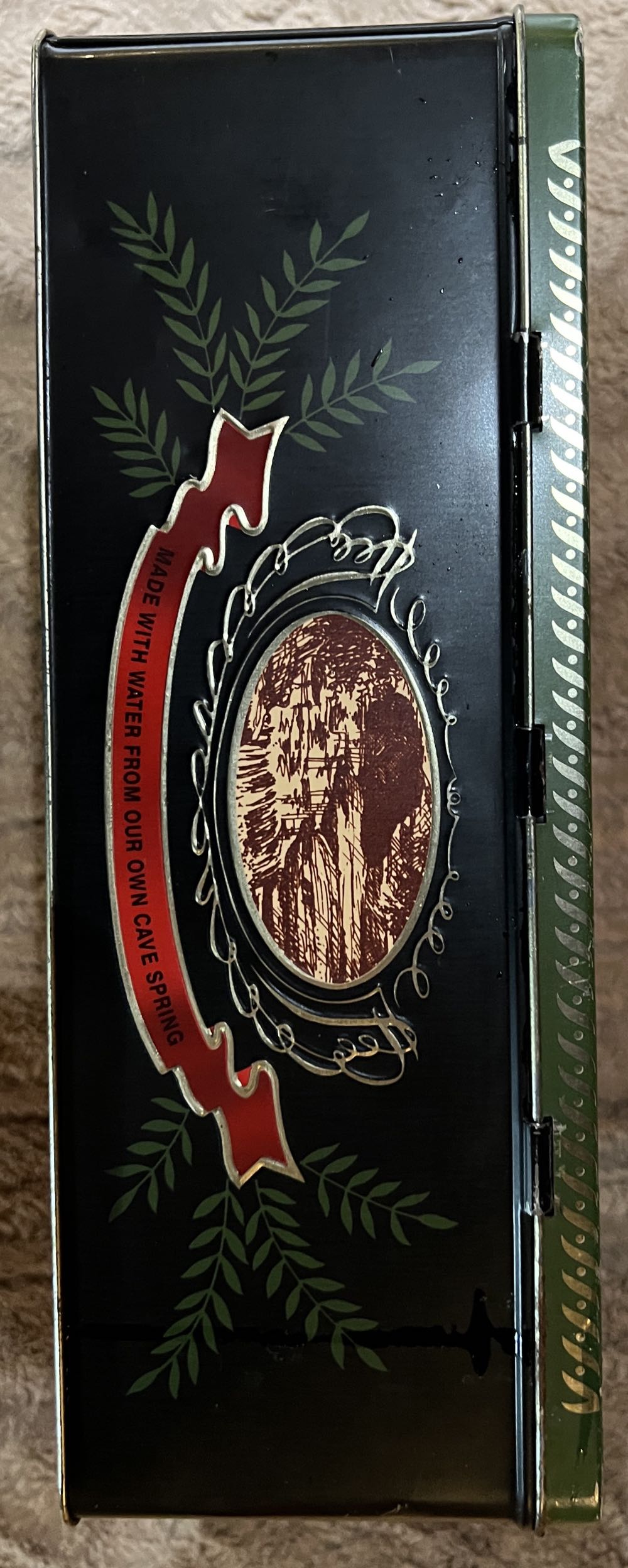 Tin Double - 1 Two Empty Bottles  alcohol collectible - Main Image 4