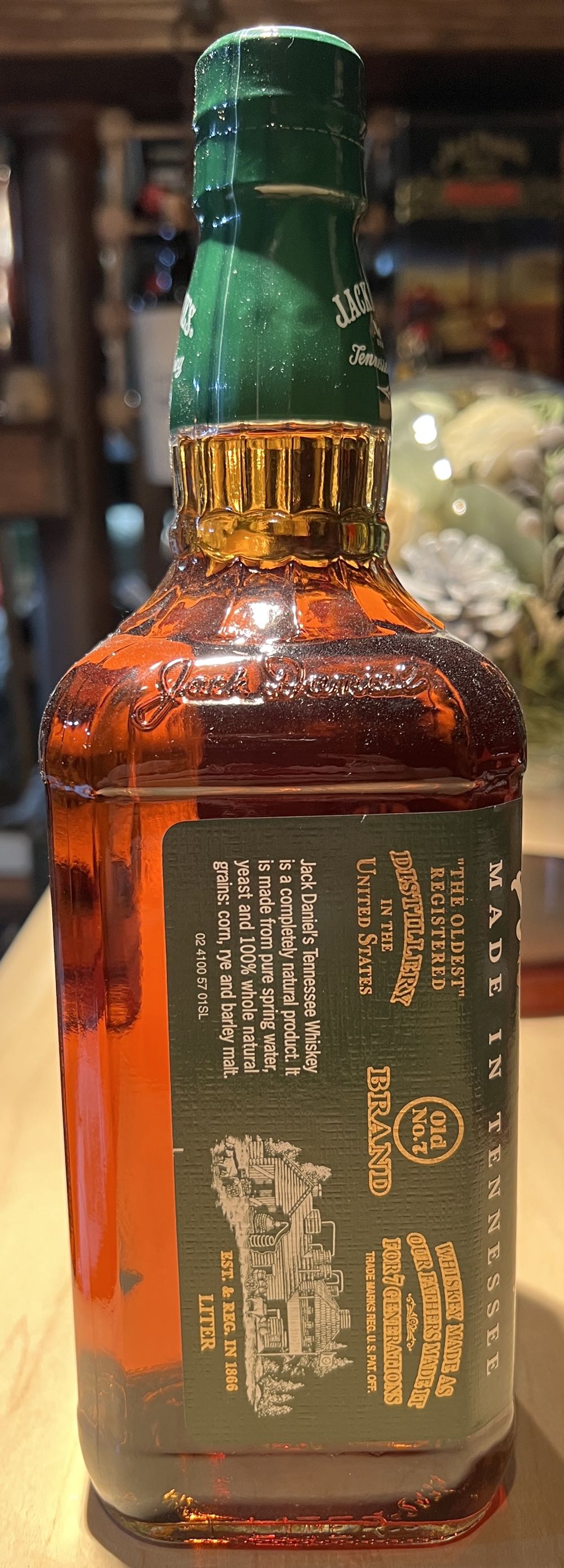 0 Green Label 1l 2011  (1 L) alcohol collectible - Main Image 2