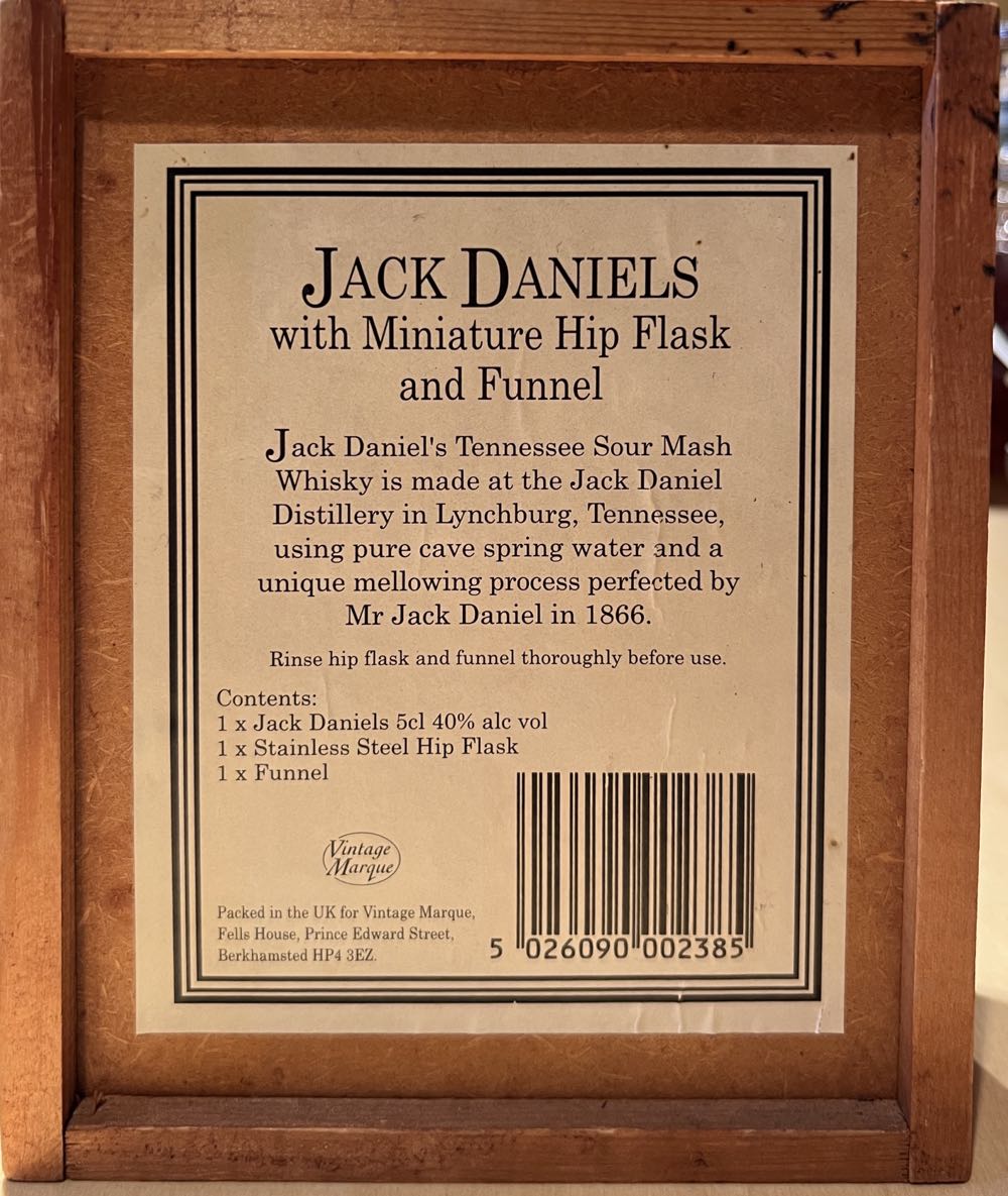 Set Mini With Hip Flask And Funnel - Jack Daniel’s Distillery, Lynchburg, TN (50 mL) alcohol collectible - Main Image 2