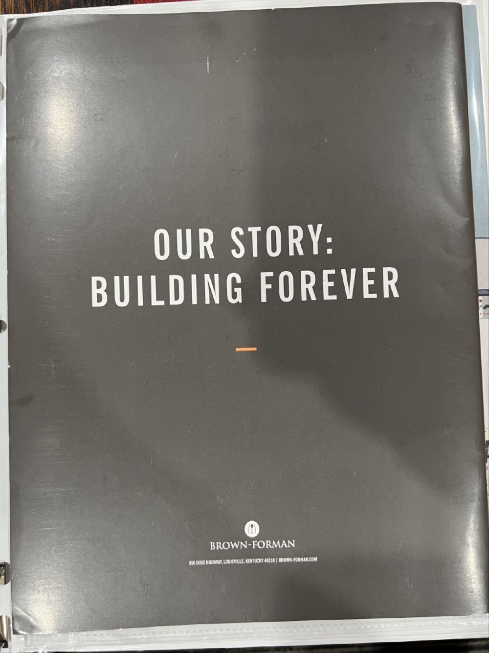 Brown- Forman 2017 Annual Report - Jack Daniel’s Distillery, Lynchburg, TN alcohol collectible - Main Image 2