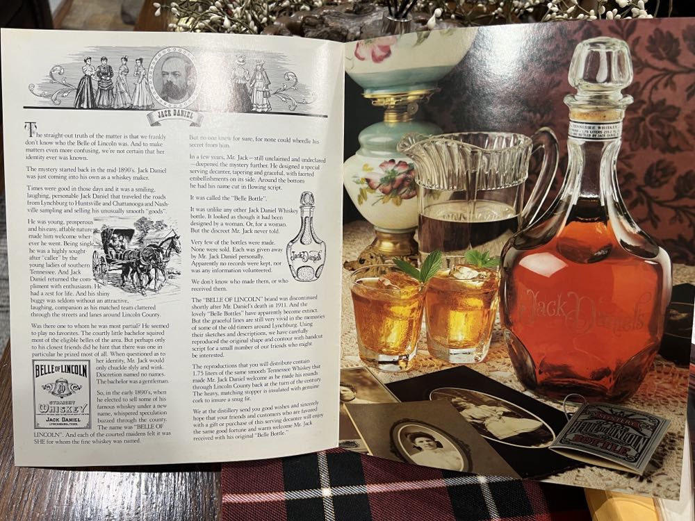 0 Who Was The Belle Of lincoln - Jack Daniel’s Distillery, Lynchburg, TN alcohol collectible - Main Image 3