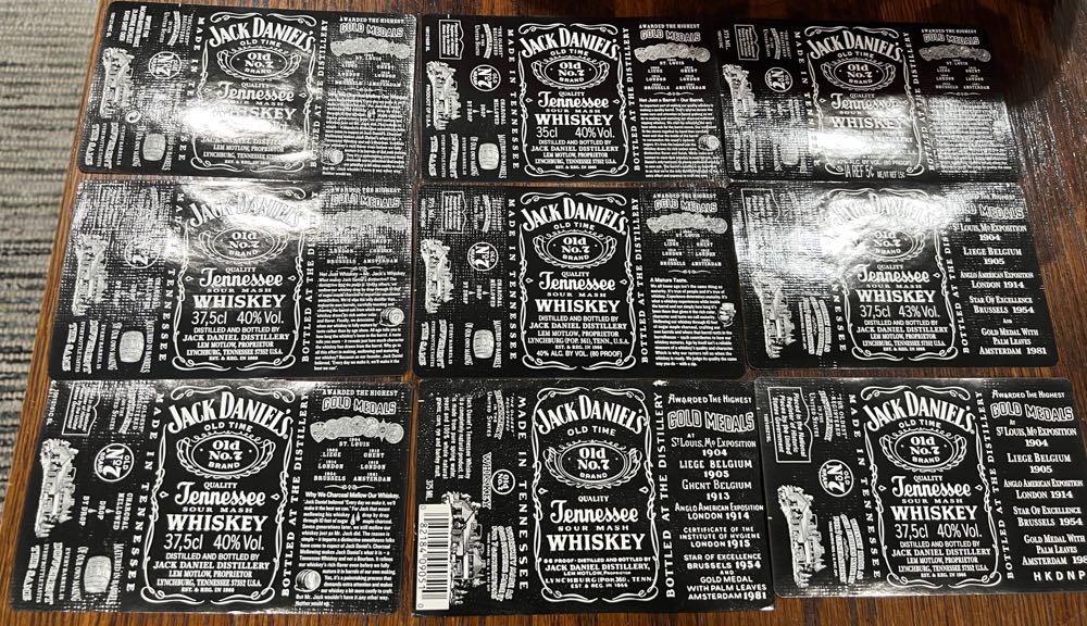 Black Labels Set NEW - Jack Daniel’s Distillery, Lynchburg, TN alcohol collectible - Main Image 4