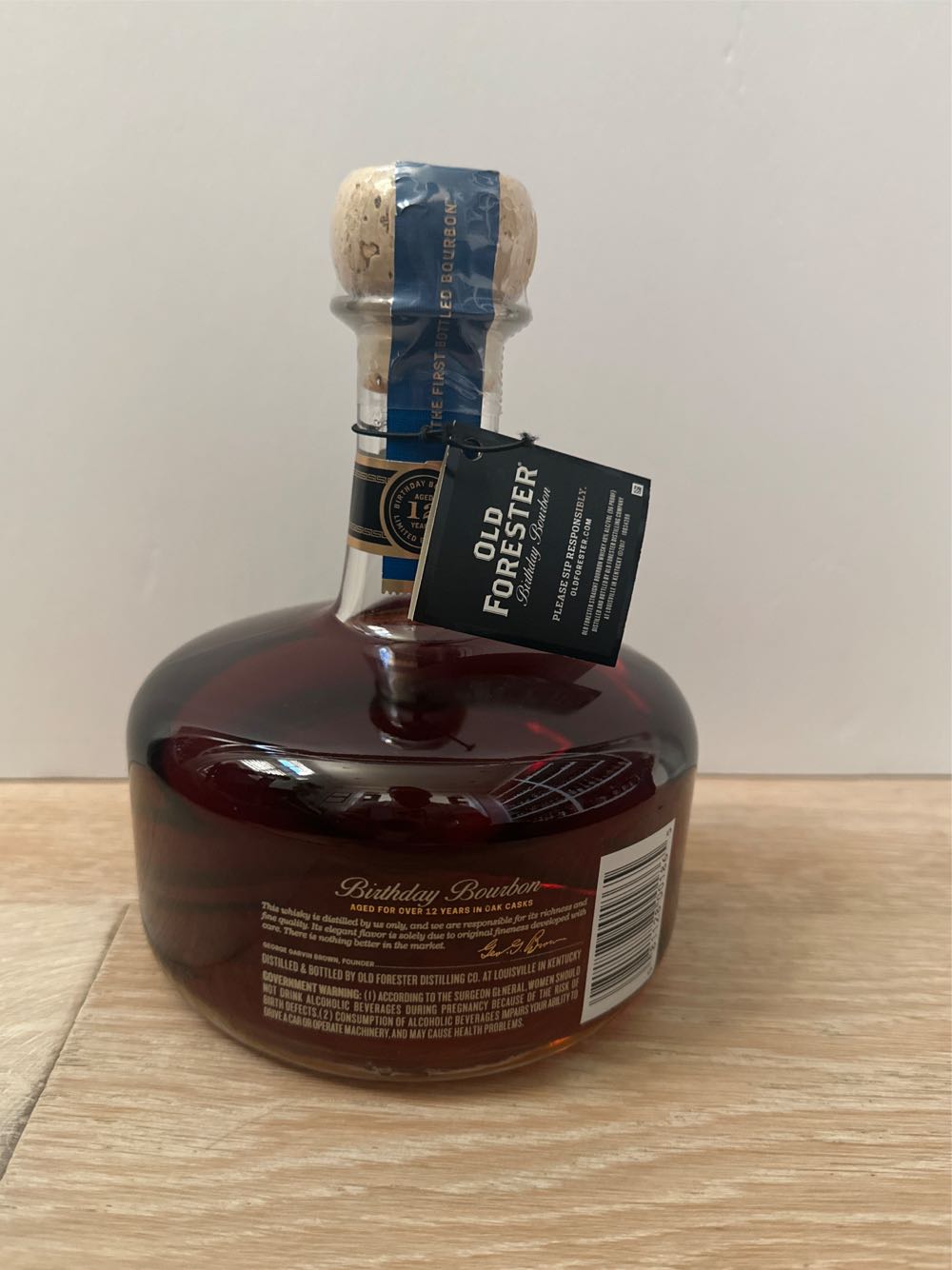 Old Forester 2017 Birthday Bourbon - Brown Foreman Distillers (750 mL) alcohol collectible [Barcode 081128001865] - Main Image 2