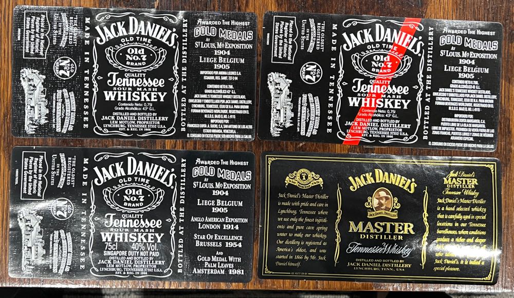 Black Labels Set NEW 3 - Jack Daniel’s Distillery, Lynchburg, TN alcohol collectible - Main Image 3
