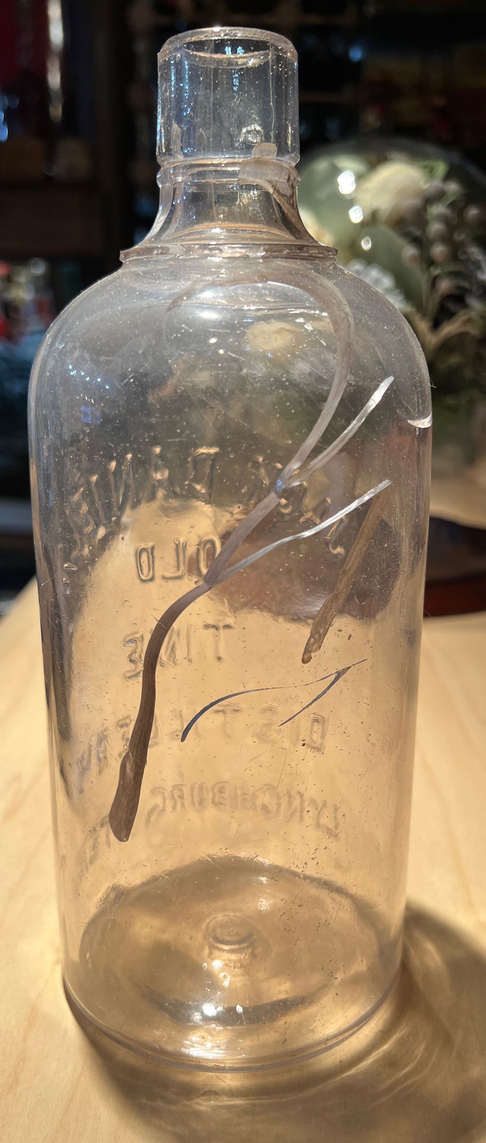 0 Glass Cilinder Bottle - Jack Daniel’s Distillery, Lynchburg, TN alcohol collectible - Main Image 2