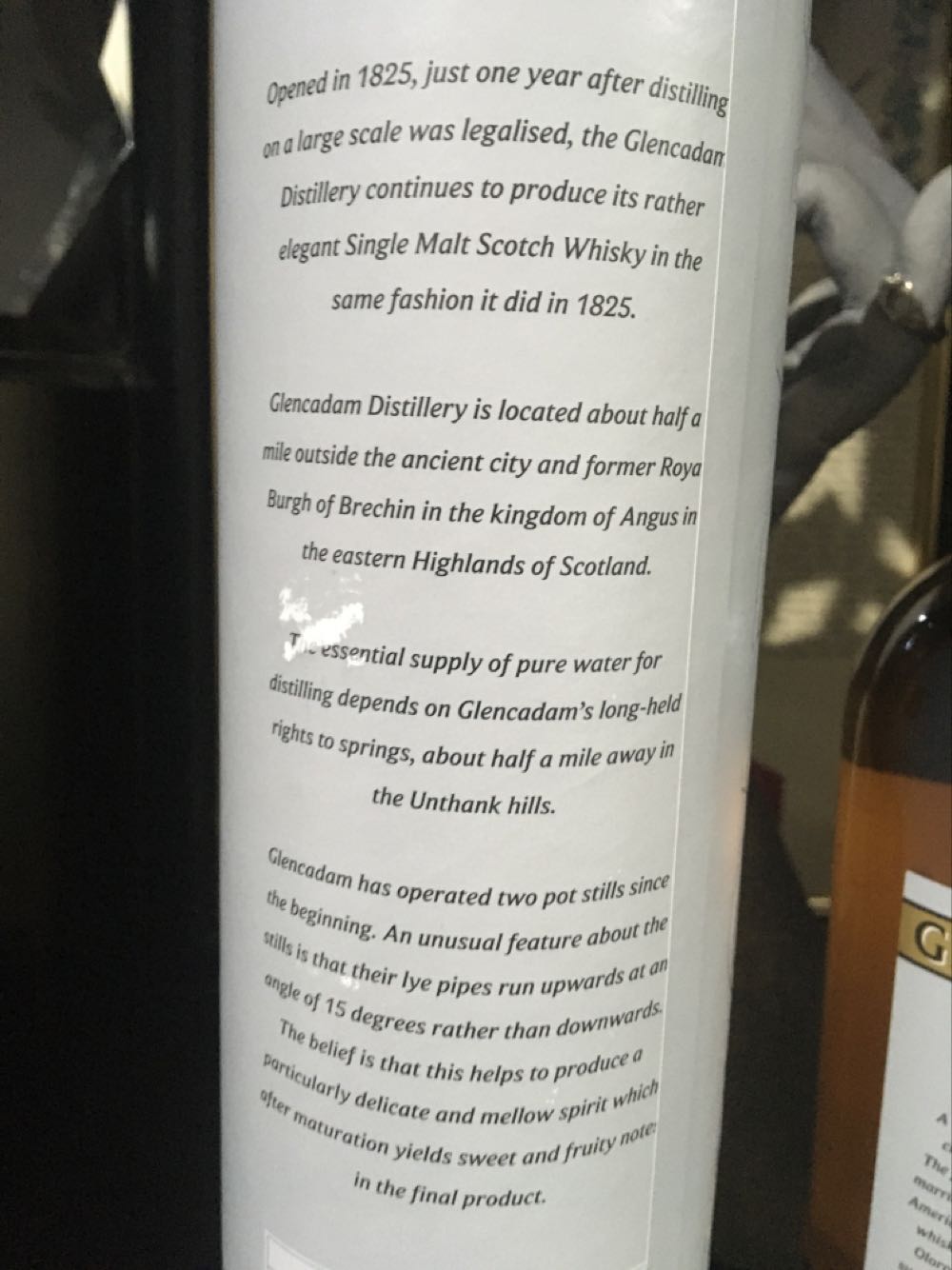 Glencadam The Rather Elegant  (700 mL) alcohol collectible - Main Image 4