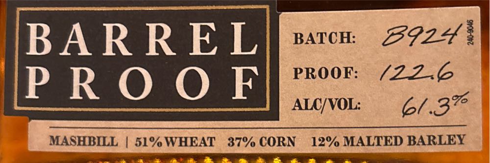 Bernheim Original Kentucky Straight Wheat Whisky Barrel Proof - Bernheim Distillery (750 mL) alcohol collectible [Barcode 096749004461] - Main Image 3