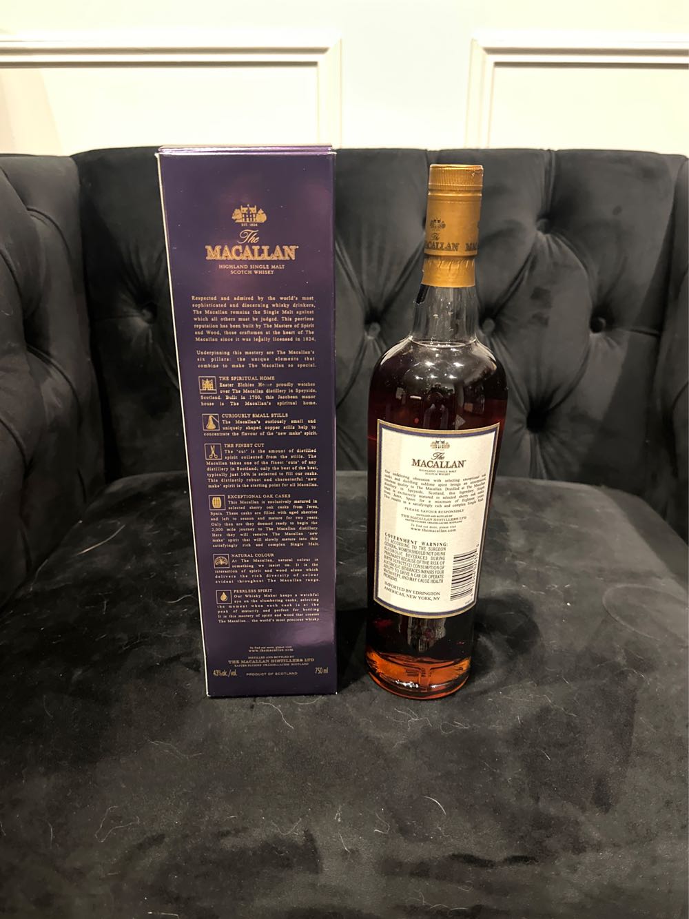 Macallan 18yr Sherry Oak 1997 - The Macallan Distillers (750 mL) alcohol collectible [Barcode 812066020355] - Main Image 2