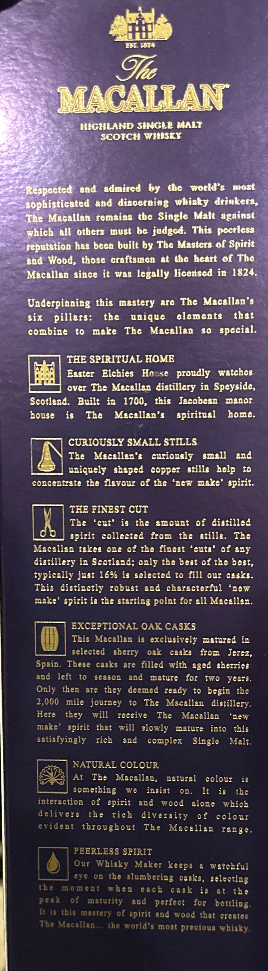 Macallan 18yr Sherry Oak 1997 - The Macallan Distillers (750 mL) alcohol collectible [Barcode 812066020355] - Main Image 3