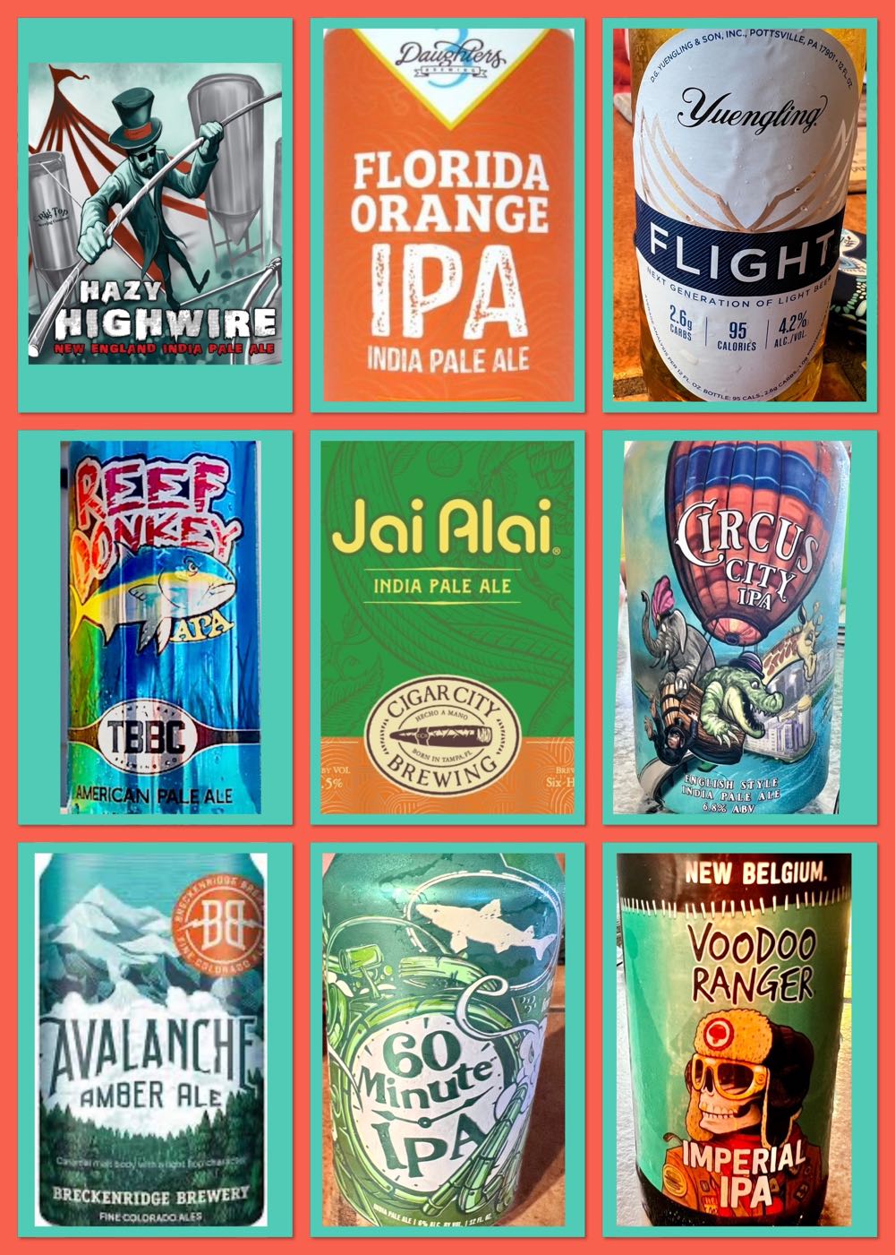 3 Daughters Florida Orange IPA - 3 Daughters Brewing, St Petersburg alcohol collectible - Main Image 3