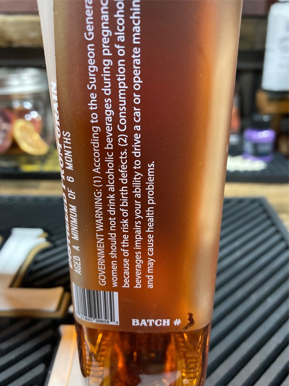 Live Free Back Creek Bourbon - Live Free Distillery (750 mL) alcohol collectible [Barcode 021893996584] - Main Image 3