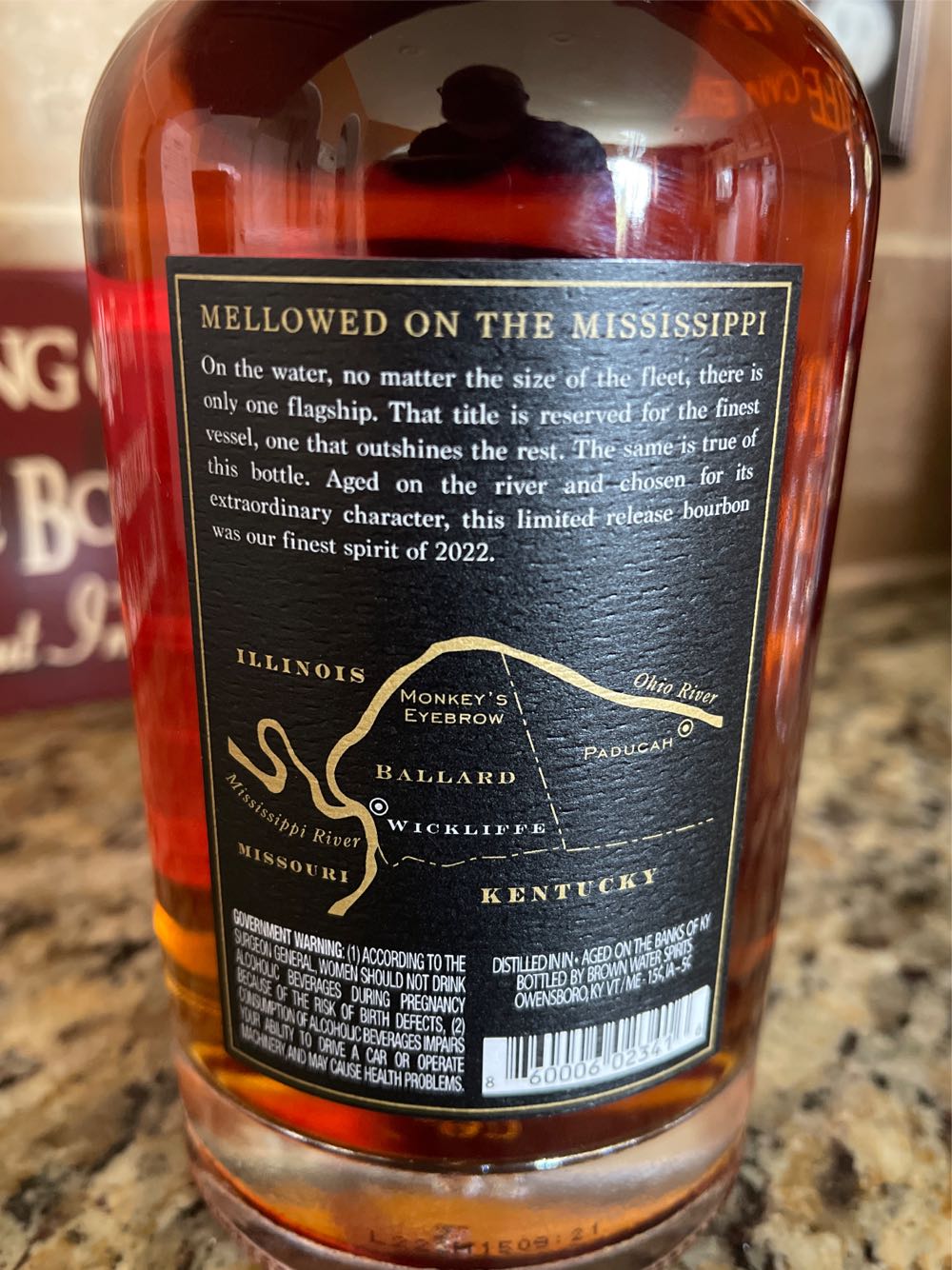 Oh Ingram River Aged Whiskey Vintage Point  alcohol collectible [Barcode 860006023416] - Main Image 2