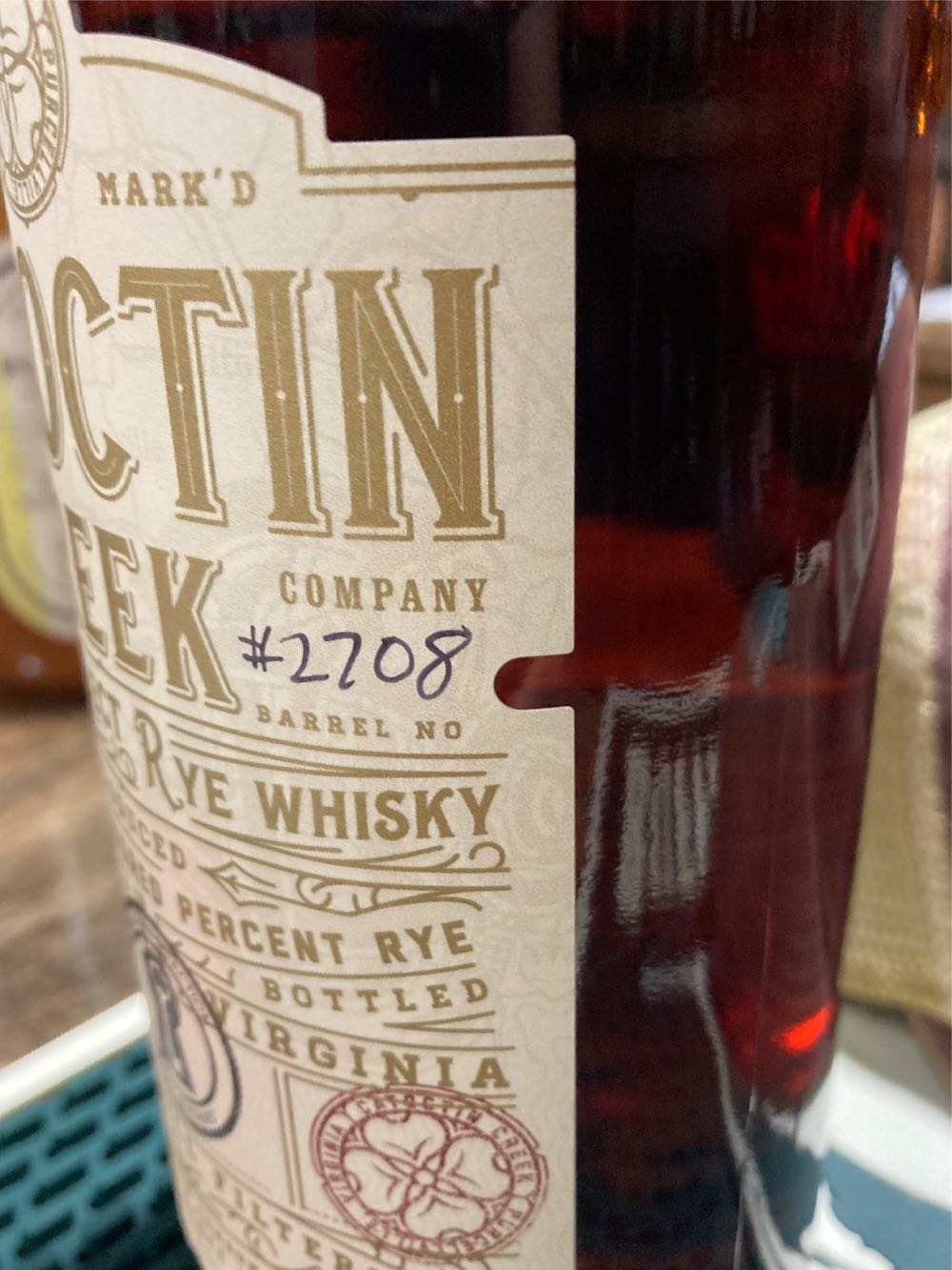 Catoctin Creek Barrel Select - Catoctin Creek (750 mL) alcohol collectible [Barcode 855397002195] - Main Image 3