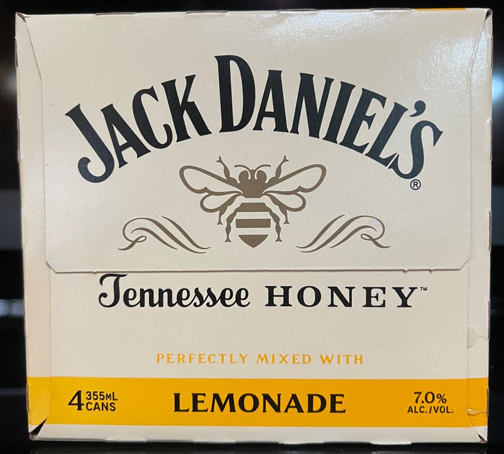 Soft Drink Honey Case Pack 4 Cans 2022 - Jack Daniel’s Distillery, Lynchburg, TN (355 mL) alcohol collectible [Barcode 082184204771] - Main Image 4