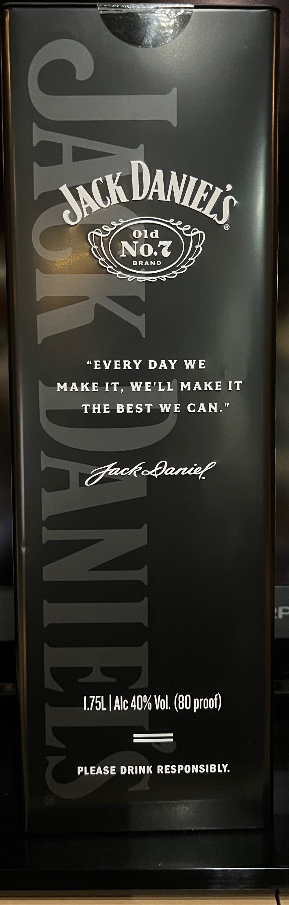 Tin Single Black Label 2023 -1.75 - Jack Daniel’s Distillery, Lynchburg, TN (1.75 L) alcohol collectible - Main Image 3