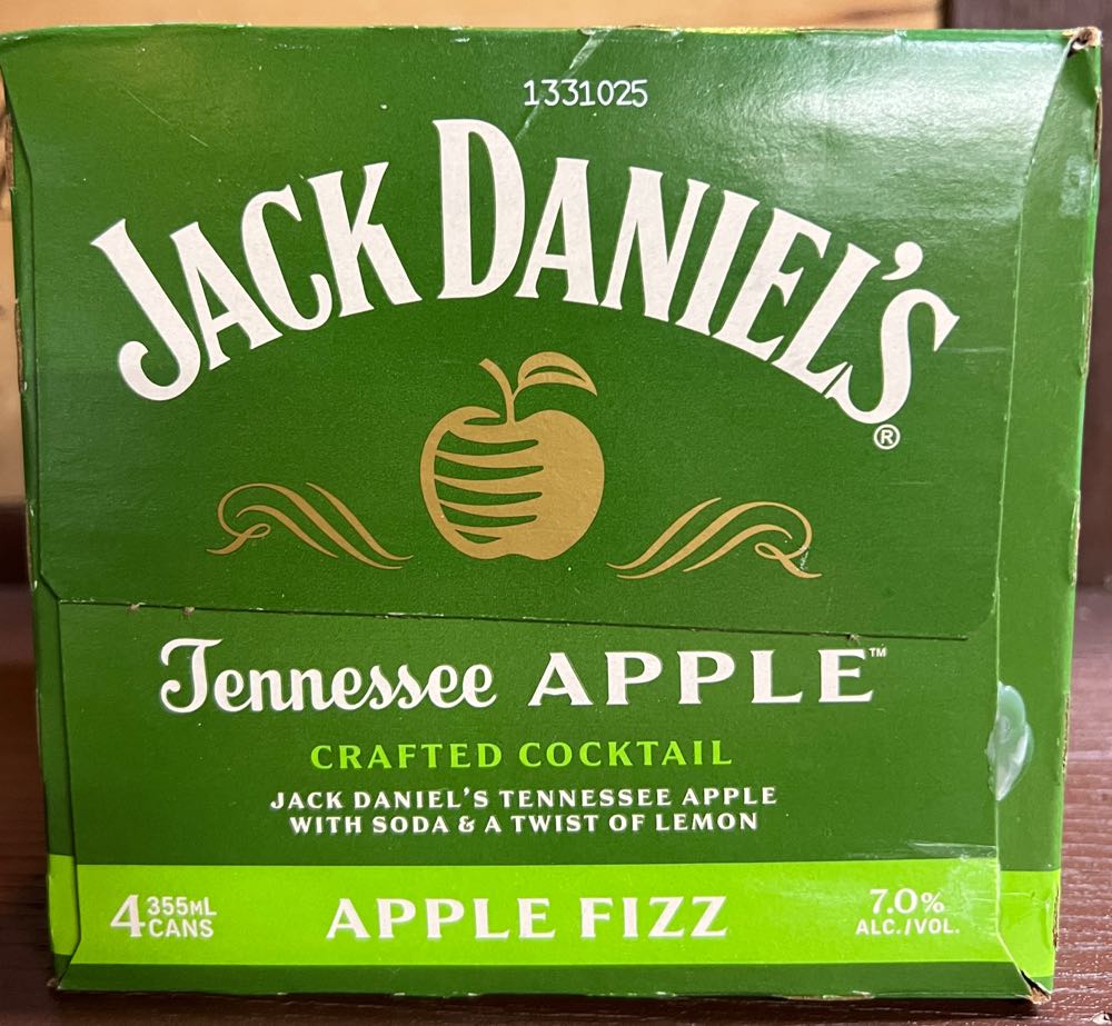 Soft Drink Apple Fizz Case 4 Cans 2022 - Jack Daniel’s Distillery, Lynchburg, TN (355 mL) alcohol collectible - Main Image 4