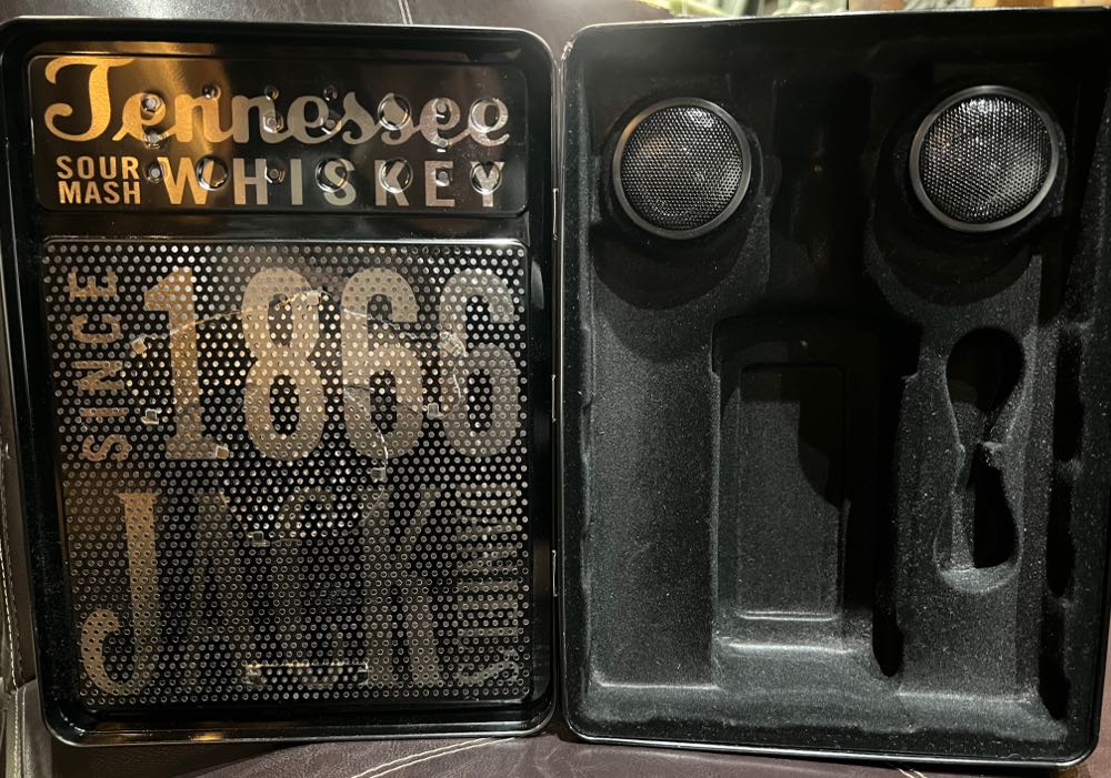 0 Tin Double - 4 Speaker Empty - Jack Daniel’s Distillery, Lynchburg, TN alcohol collectible - Main Image 3
