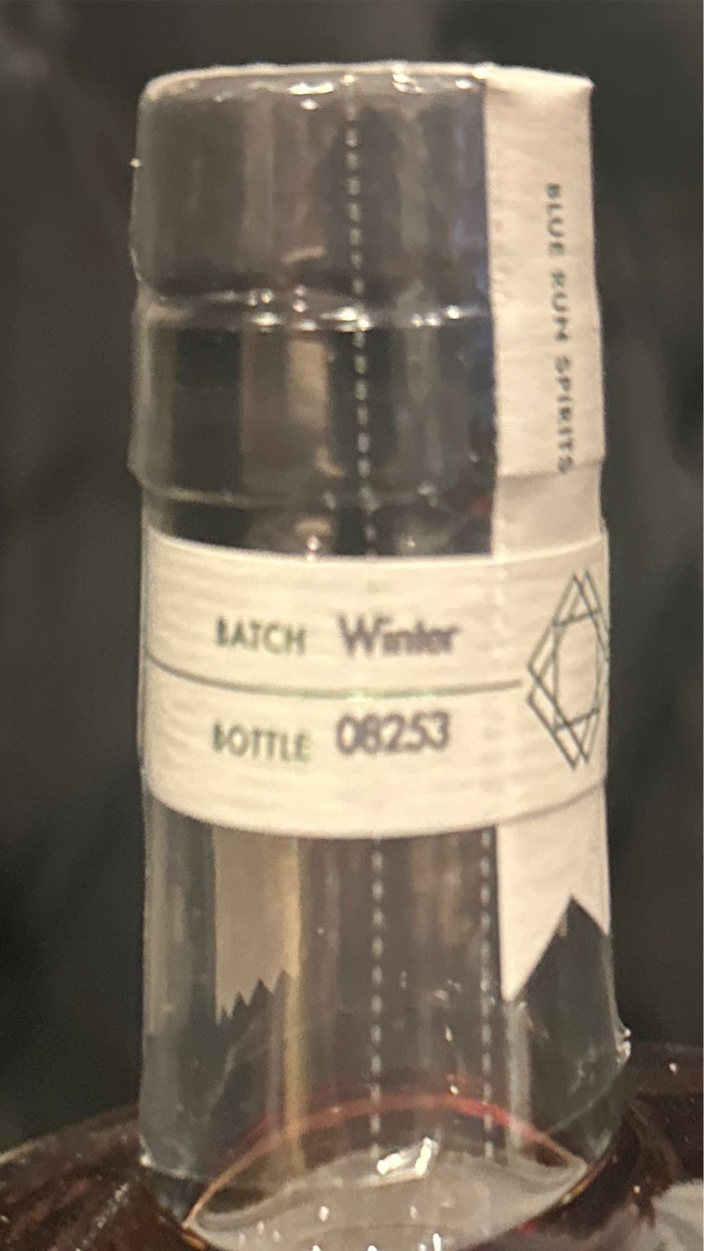 Blue Run Straight Rye Whiskey - Blue Run Spirits (750 mL) alcohol collectible [Barcode 860004446880] - Main Image 3