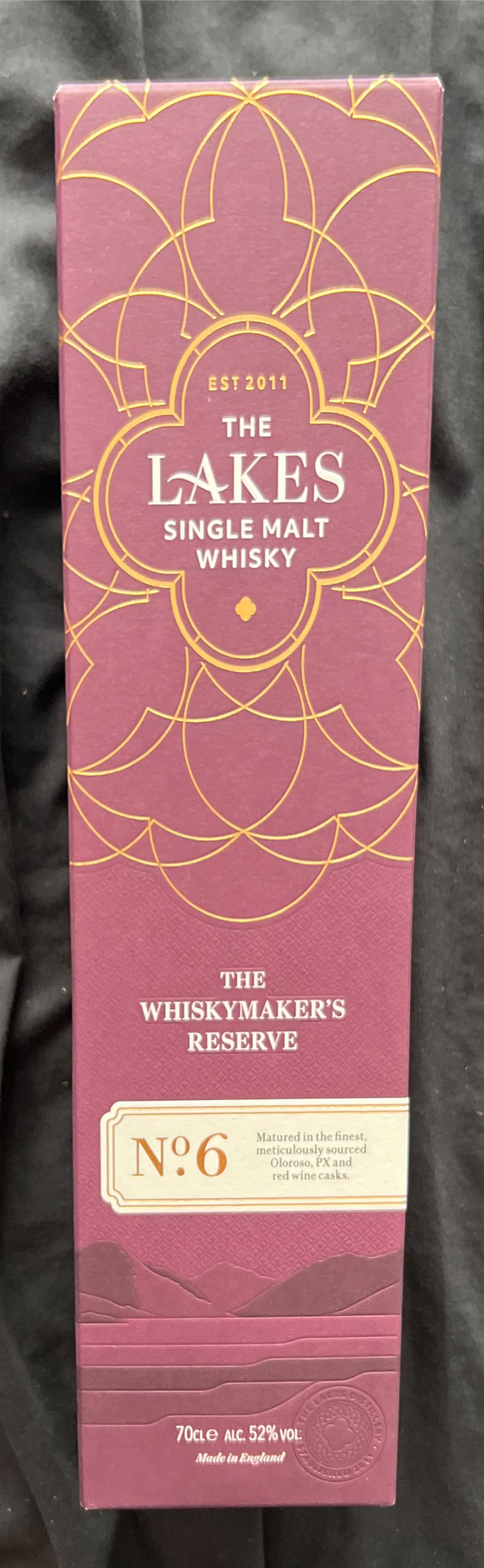 Lakes Reserve No.6 - The Lakes Distillery (700 mL) alcohol collectible [Barcode 5060307843934] - Main Image 2