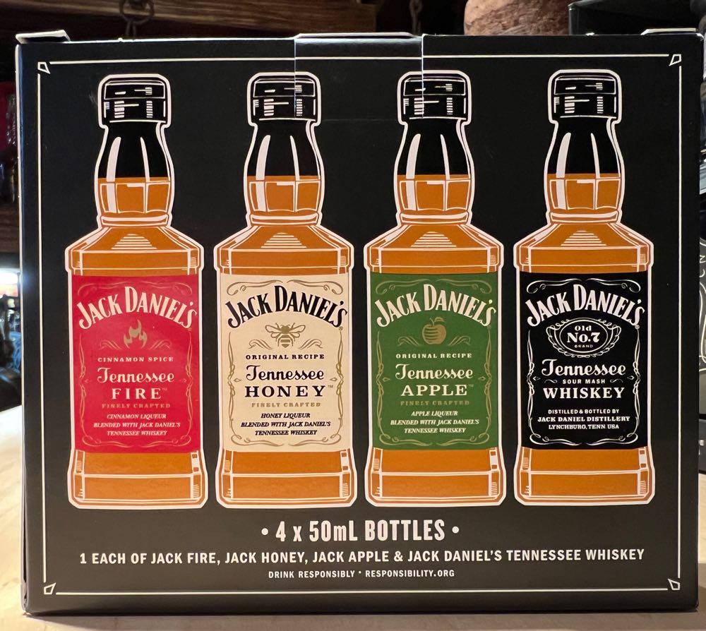 Set Mini 4 Bottles - Jack Daniel’s Distillery, Lynchburg, TN (50 mL) alcohol collectible - Main Image 2