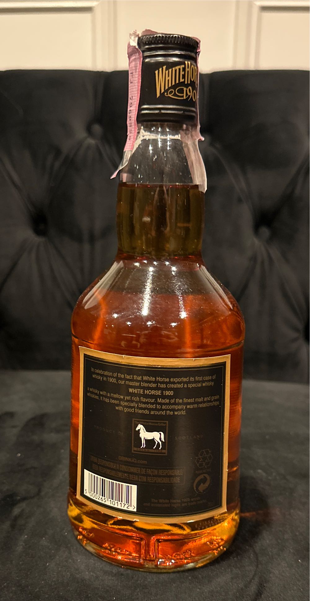 White Horse 1800 Blended Scotch - White Horse Distillers (70 mL) alcohol collectible [Barcode 5000265101172] - Main Image 2