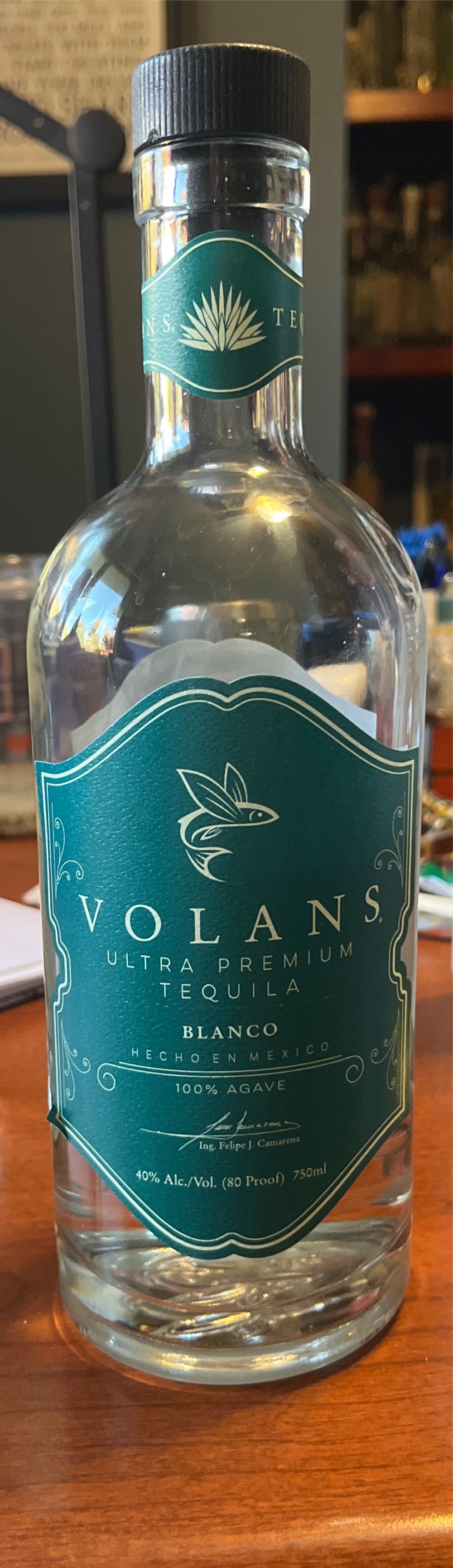 Volans Tequila Blanco - Nom1579 (750 mL) alcohol collectible [Barcode 867615000418] - Main Image 3