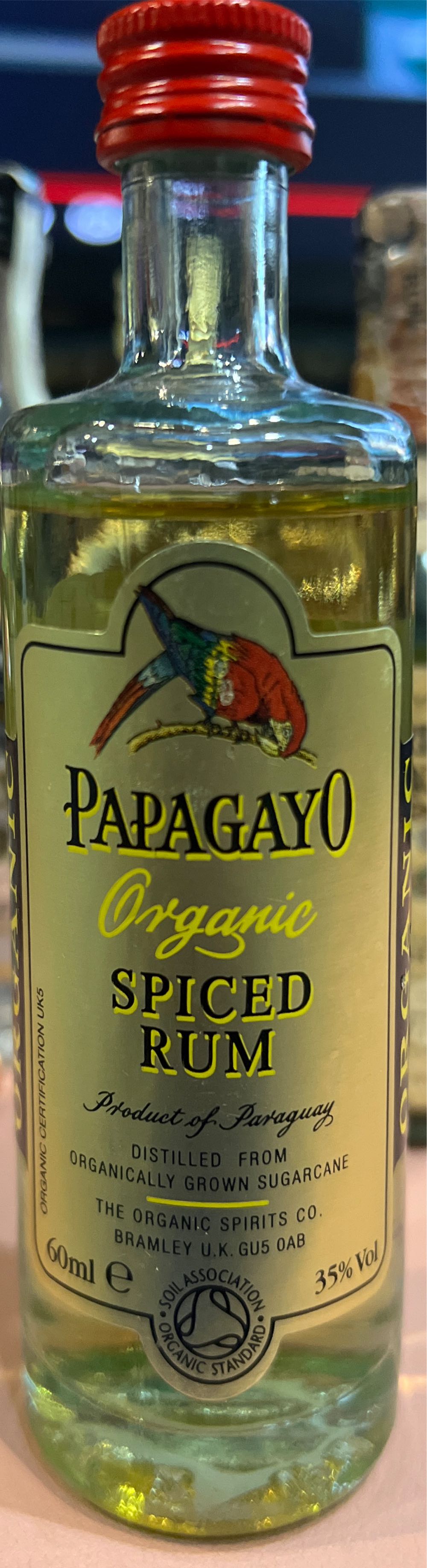 Papagayo Spiced Rum  (750 mL) alcohol collectible [Barcode 832891000063] - Main Image 3