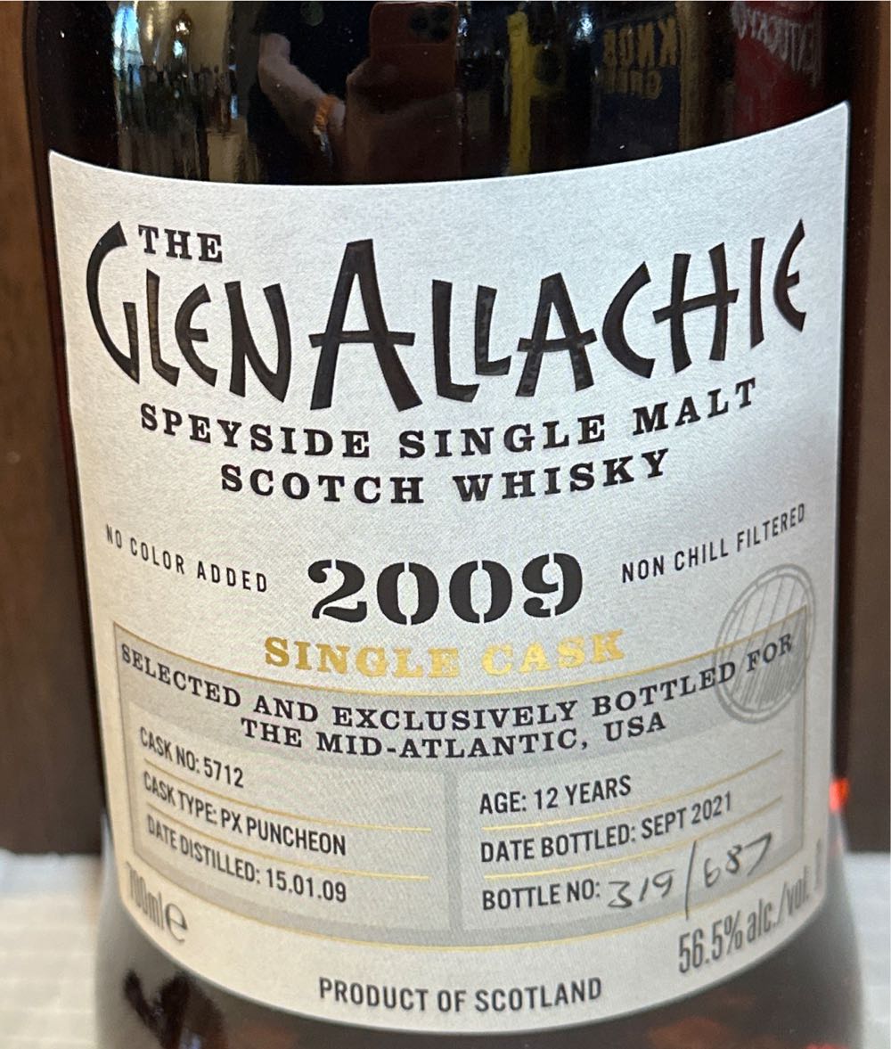 The GlenAllachie 12 2009 - The Glenallachie Distillers LTD (700 mL) alcohol collectible [Barcode 5060568324579] - Main Image 2
