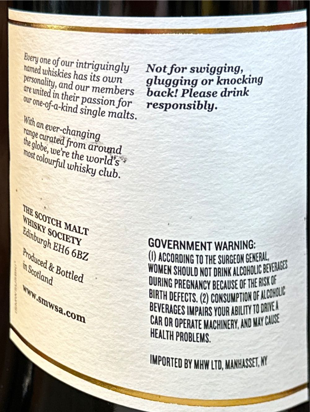Glen Grant 14 PBCS SMWS Cask 9.252 Breakfast in the Orchard 14 - Glen Grant - Glen grant distillery (700 mL) alcohol collectible - Main Image 3