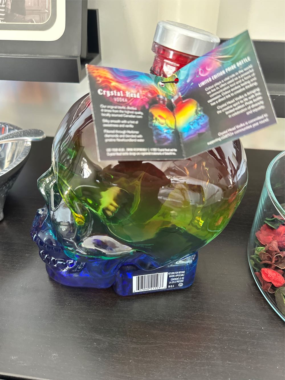 Crystal Head - Pride Edition  (1750 mL) alcohol collectible [Barcode 627040411933] - Main Image 2
