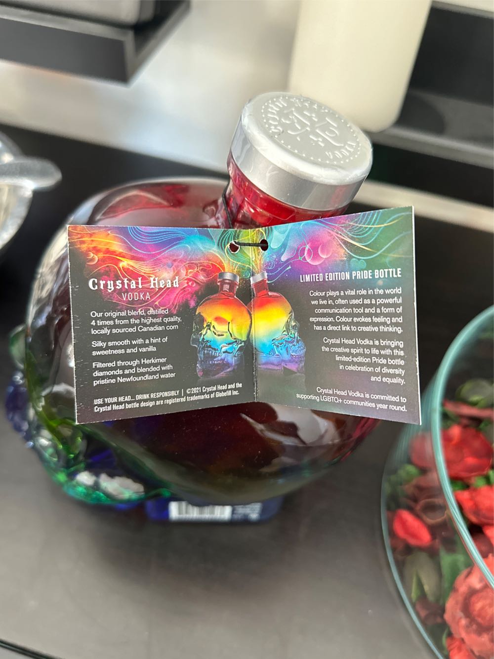 Crystal Head - Pride Edition  (1750 mL) alcohol collectible [Barcode 627040411933] - Main Image 3
