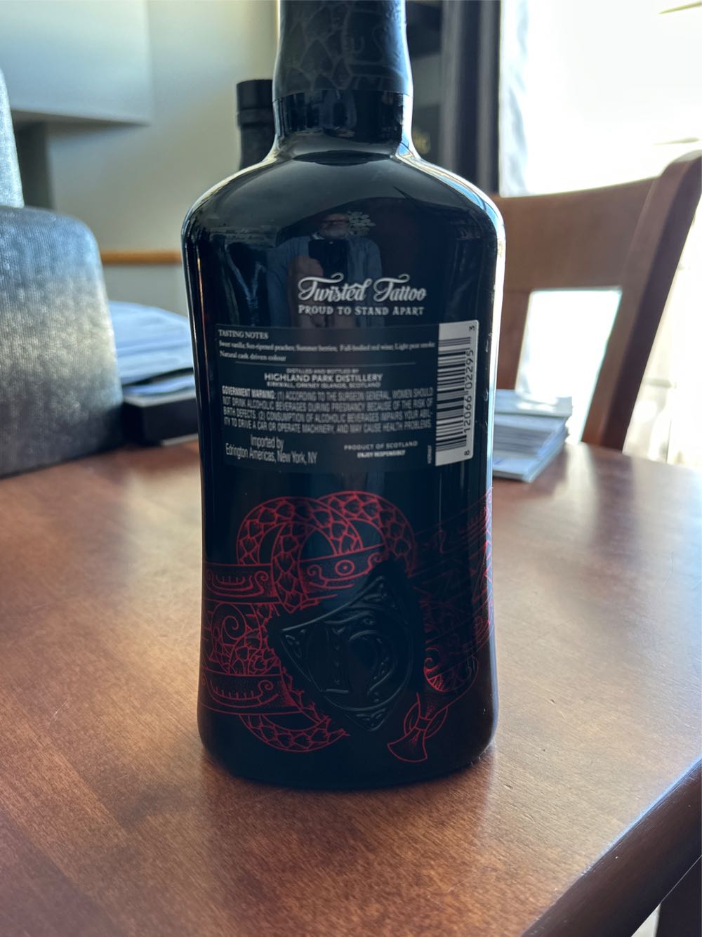 Highland Park Twisted Tattoo - Highland Park Distillery (750 mL) alcohol collectible [Barcode 812066022953] - Main Image 2